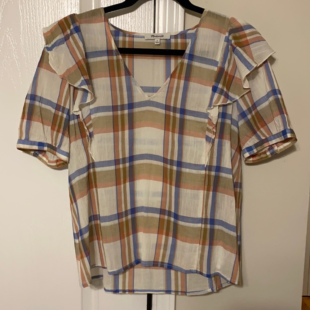 Madewell Plaid Blouse